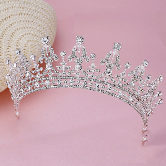 Queen Bridal Wedding Crown Headdress - Badi Jewellery store