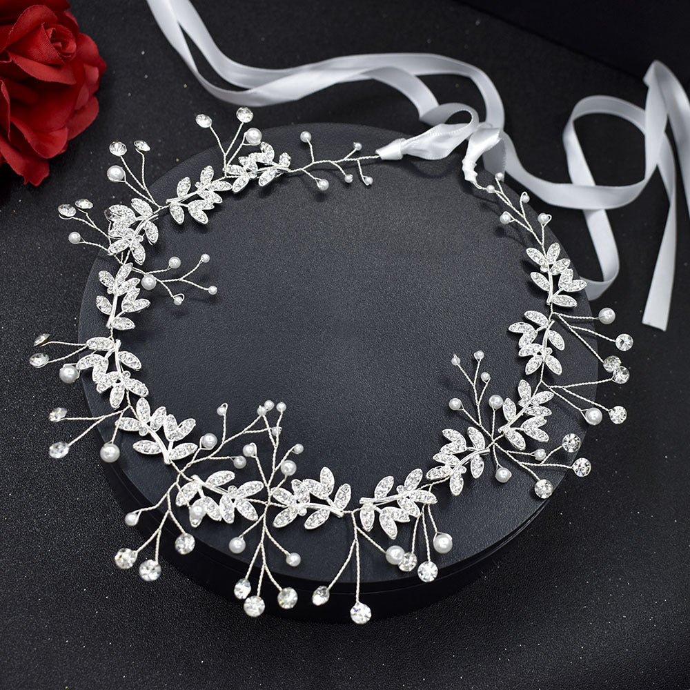 Bridal Hair Band Rhinestone Alloy - Badi Jewellery store