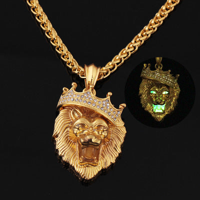 diamond crown lion