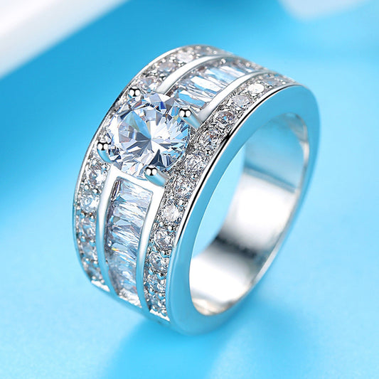 Fashion Jewellery Sumptuous Creative Trend Zircon Claw Heart Arrow Female Adjustable Size Ring Vintage Party Rings For Girls Fashion Jewellery Sumptuous Creative Trend Zircon Claw Heart Arrow Femal - Badi Jewellery store