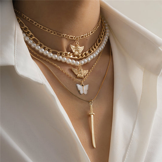 Angel Multi-Element Set Necklace
