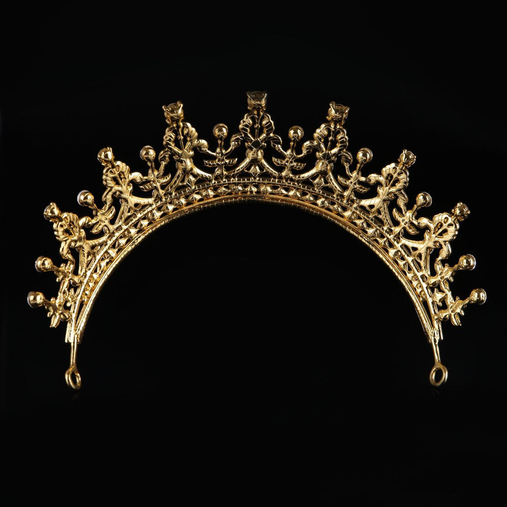 Queen Bridal Wedding Crown Headdress - Badi Jewellery store