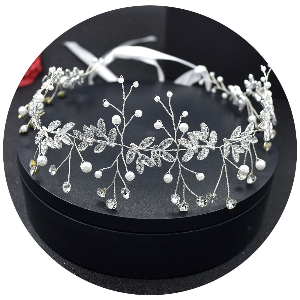 Bridal Hair Band Rhinestone Alloy - Badi Jewellery store