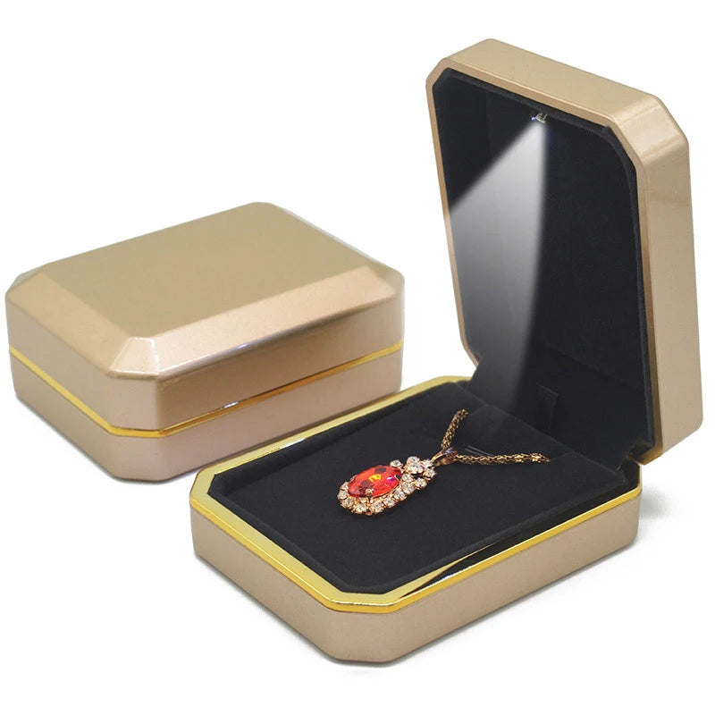 1 Pcs LED Ring Box Engagement Wedding Case - Badi Jewellery store