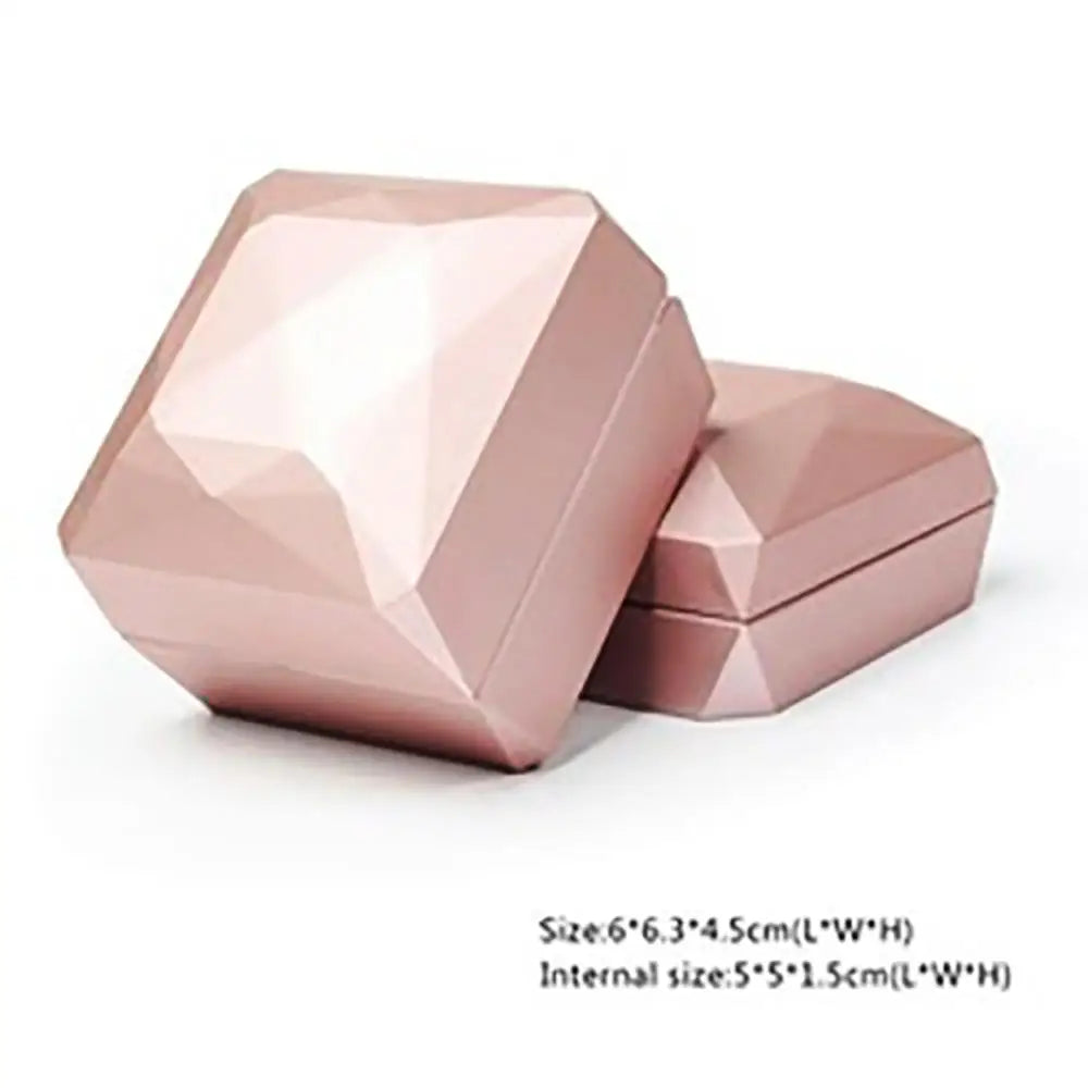 1 Pcs LED Ring Box Engagement Wedding Case - Badi Jewellery store