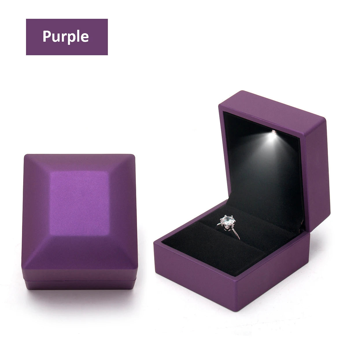 1 Pcs LED Ring Box Engagement Wedding Case - Badi Jewellery store