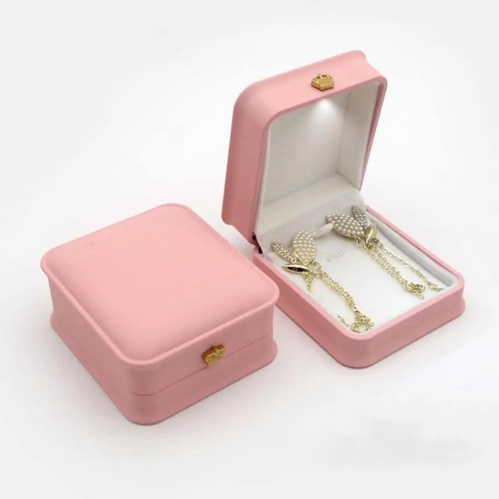 1 Pcs LED Ring Box Engagement Wedding Case - Badi Jewellery store