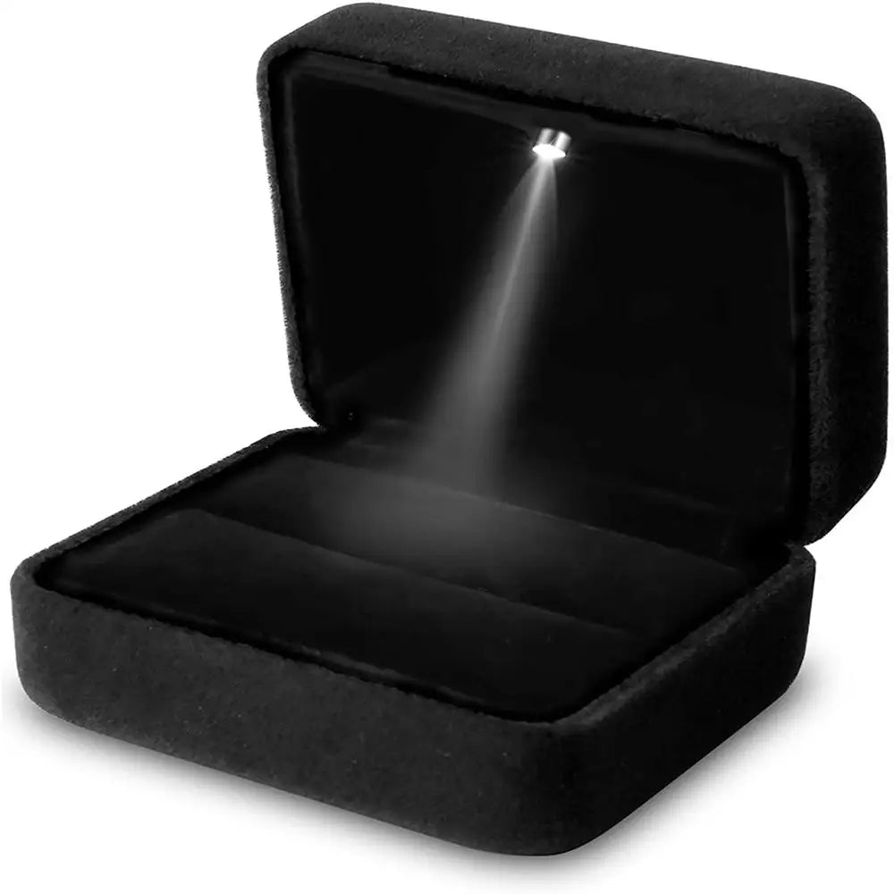 1 Pcs LED Ring Box Engagement Wedding Case - Badi Jewellery store