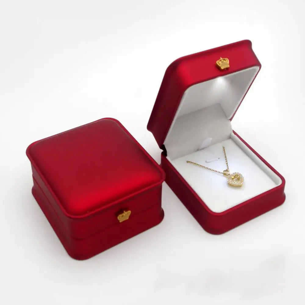 1 Pcs LED Ring Box Engagement Wedding Case - Badi Jewellery store