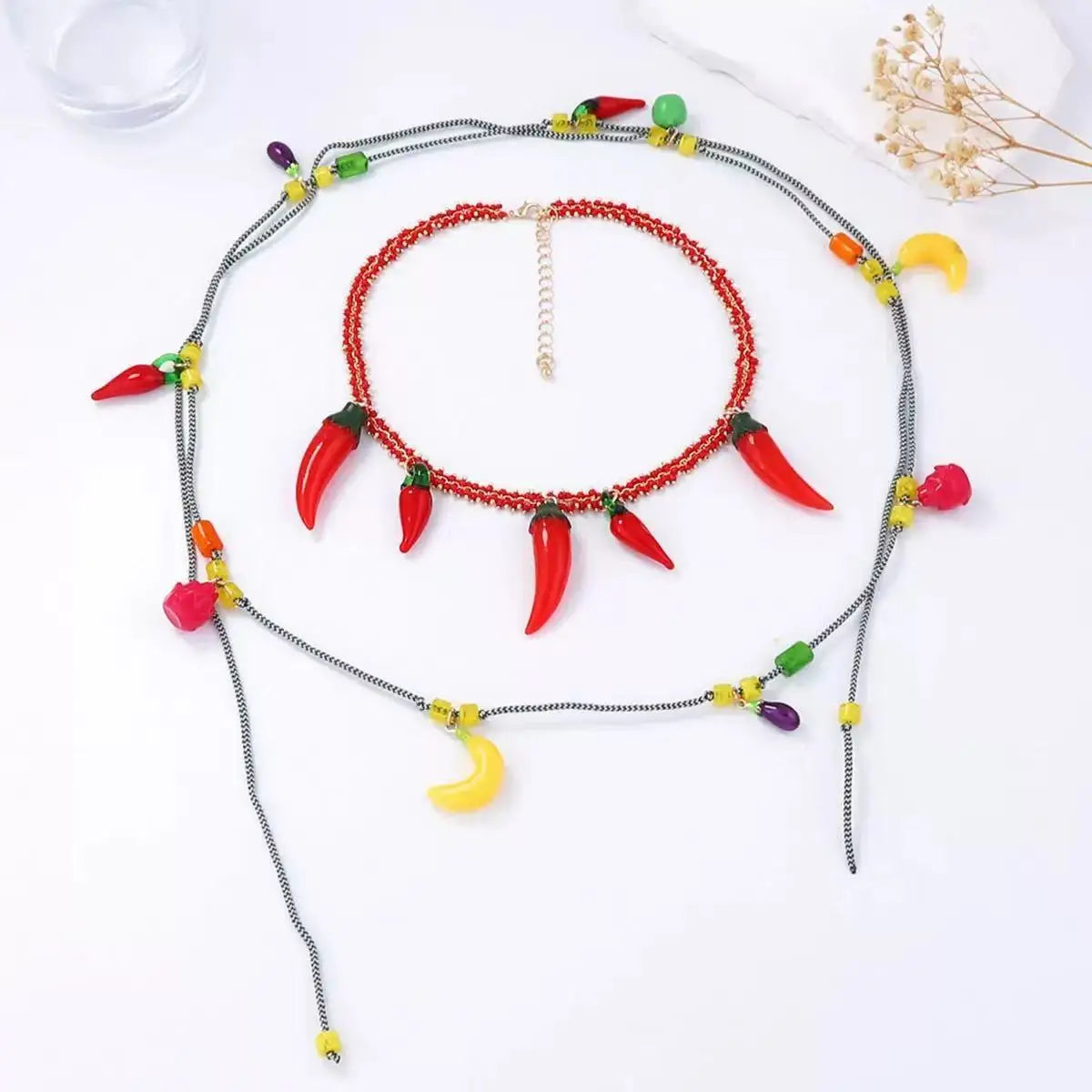 Flower Pendant Necklace - Badi Jewellery store