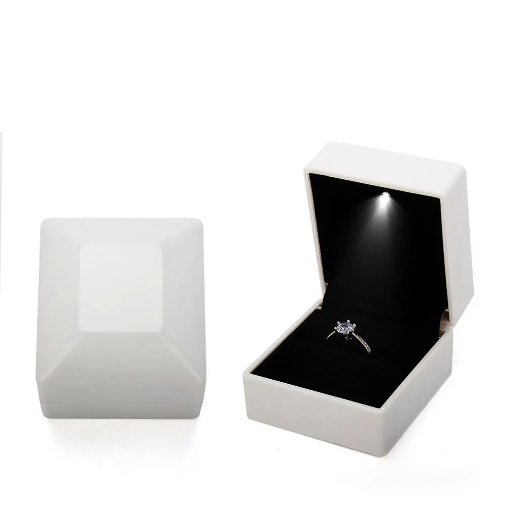 1 Pcs LED Ring Box Engagement Wedding Case - Badi Jewellery store