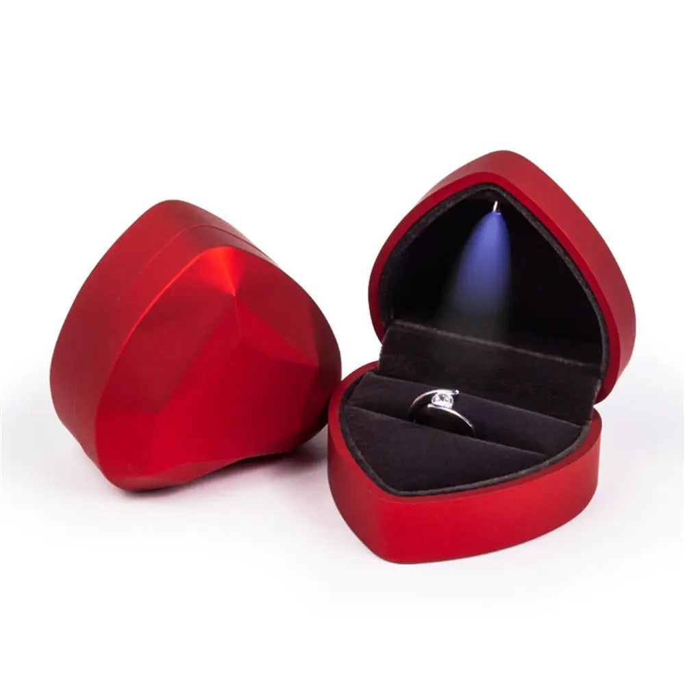 1 Pcs LED Ring Box Engagement Wedding Case - Badi Jewellery store