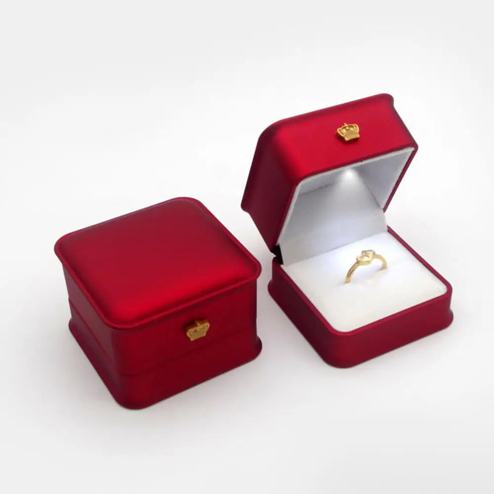 1 Pcs LED Ring Box Engagement Wedding Case - Badi Jewellery store