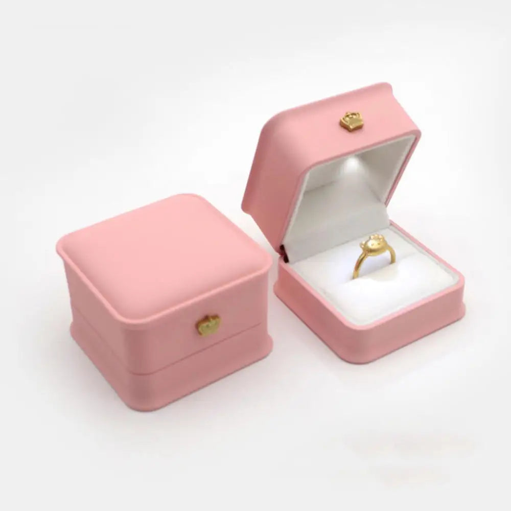1 Pcs LED Ring Box Engagement Wedding Case - Badi Jewellery store