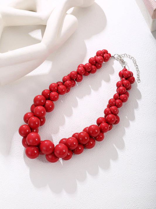 Colorful  Beads Necklace - Badi Jewellery store