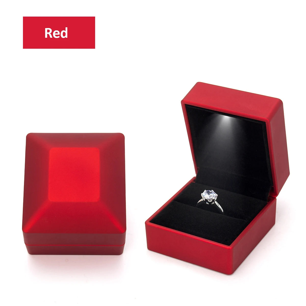 1 Pcs LED Ring Box Engagement Wedding Case - Badi Jewellery store