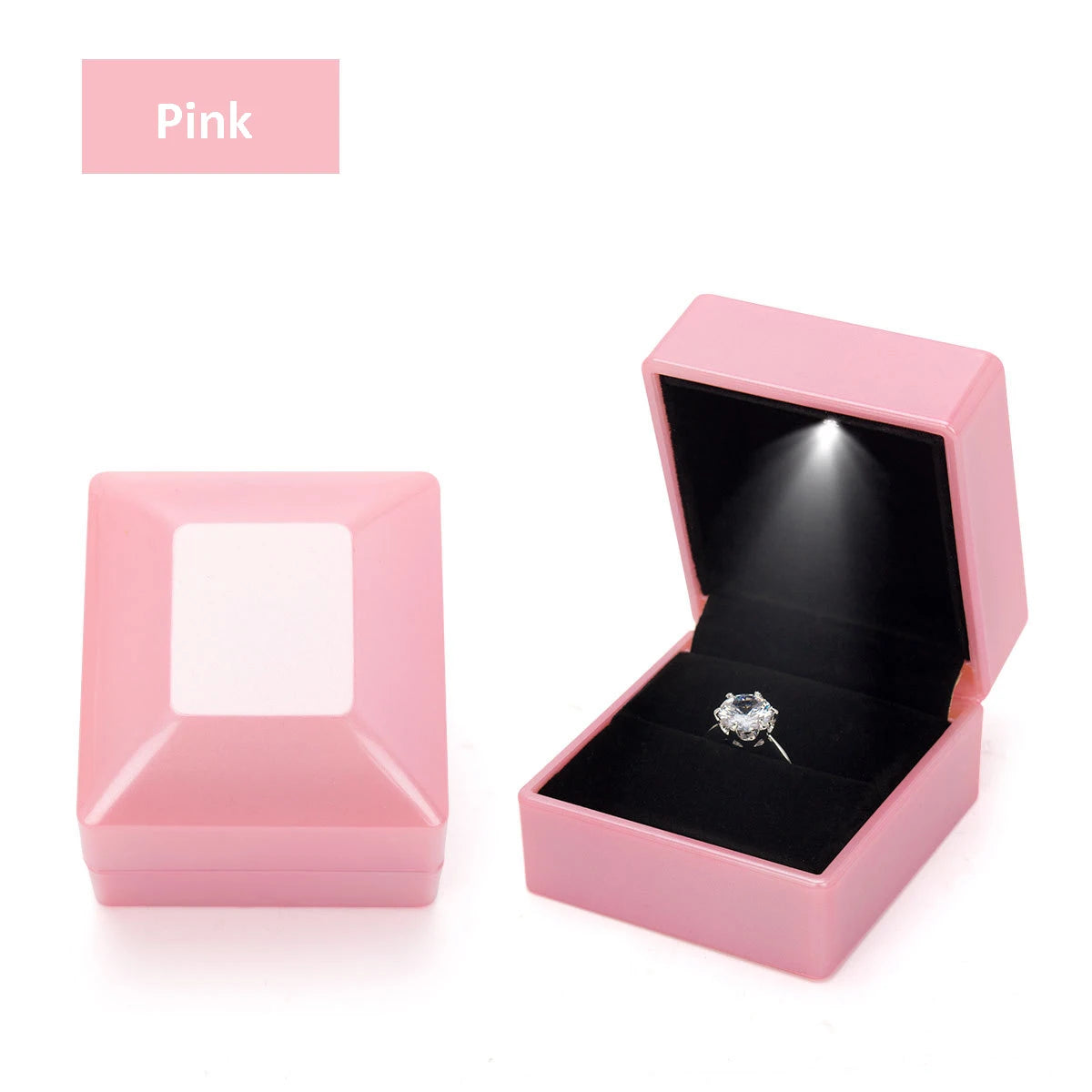 1 Pcs LED Ring Box Engagement Wedding Case - Badi Jewellery store