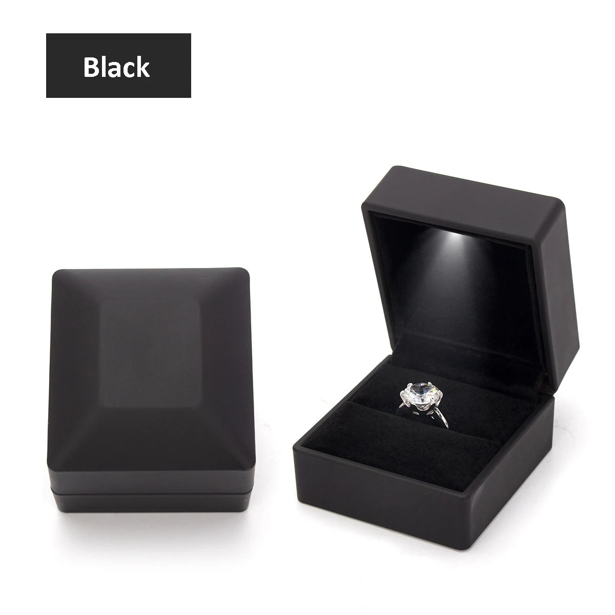1 Pcs LED Ring Box Engagement Wedding Case - Badi Jewellery store