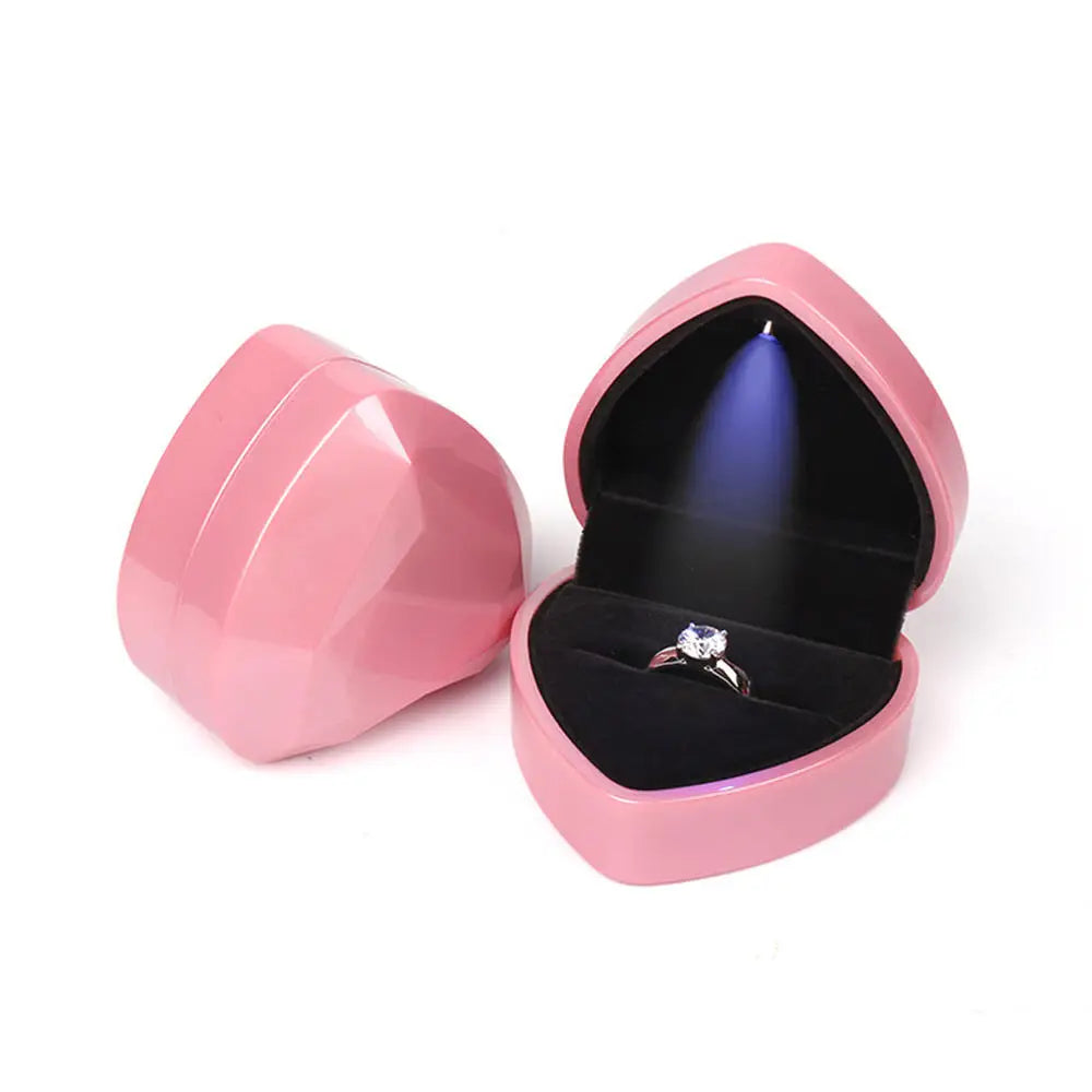 1 Pcs LED Ring Box Engagement Wedding Case - Badi Jewellery store