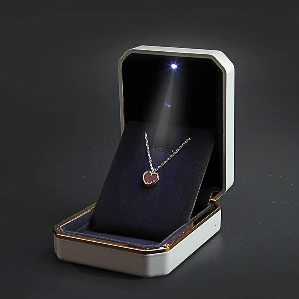 1 Pcs LED Ring Box Engagement Wedding Case - Badi Jewellery store