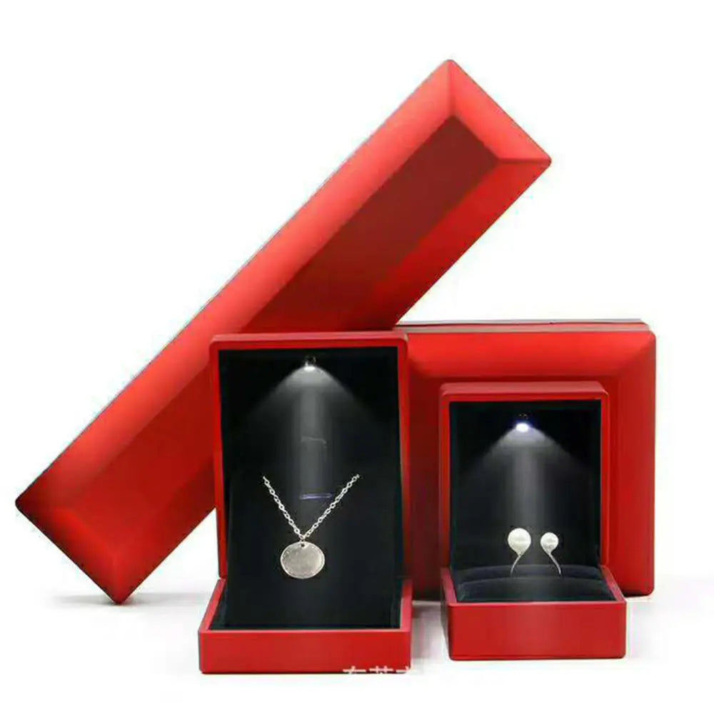 1 Pcs LED Ring Box Engagement Wedding Case - Badi Jewellery store