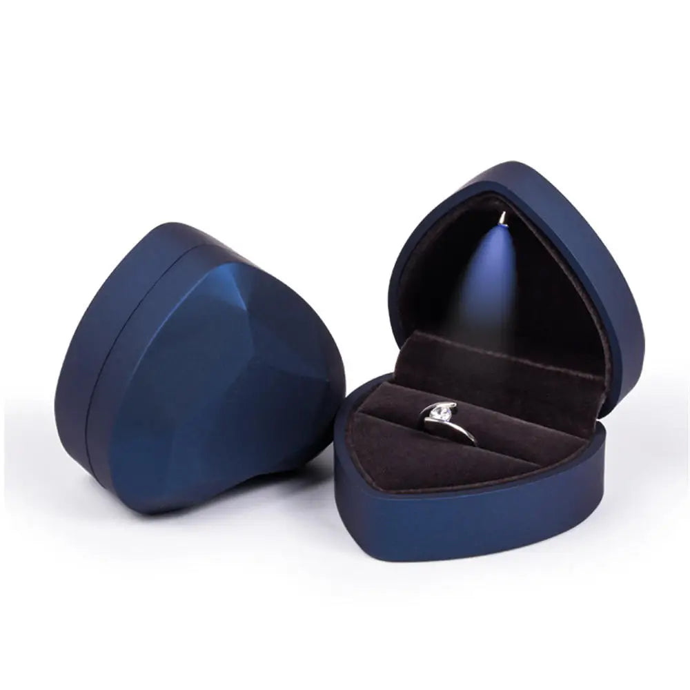 1 Pcs LED Ring Box Engagement Wedding Case - Badi Jewellery store