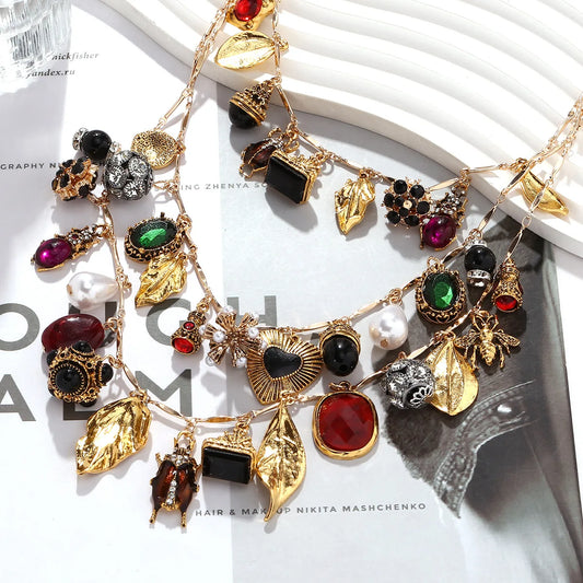 Flower Pendant Necklace - Badi Jewellery store