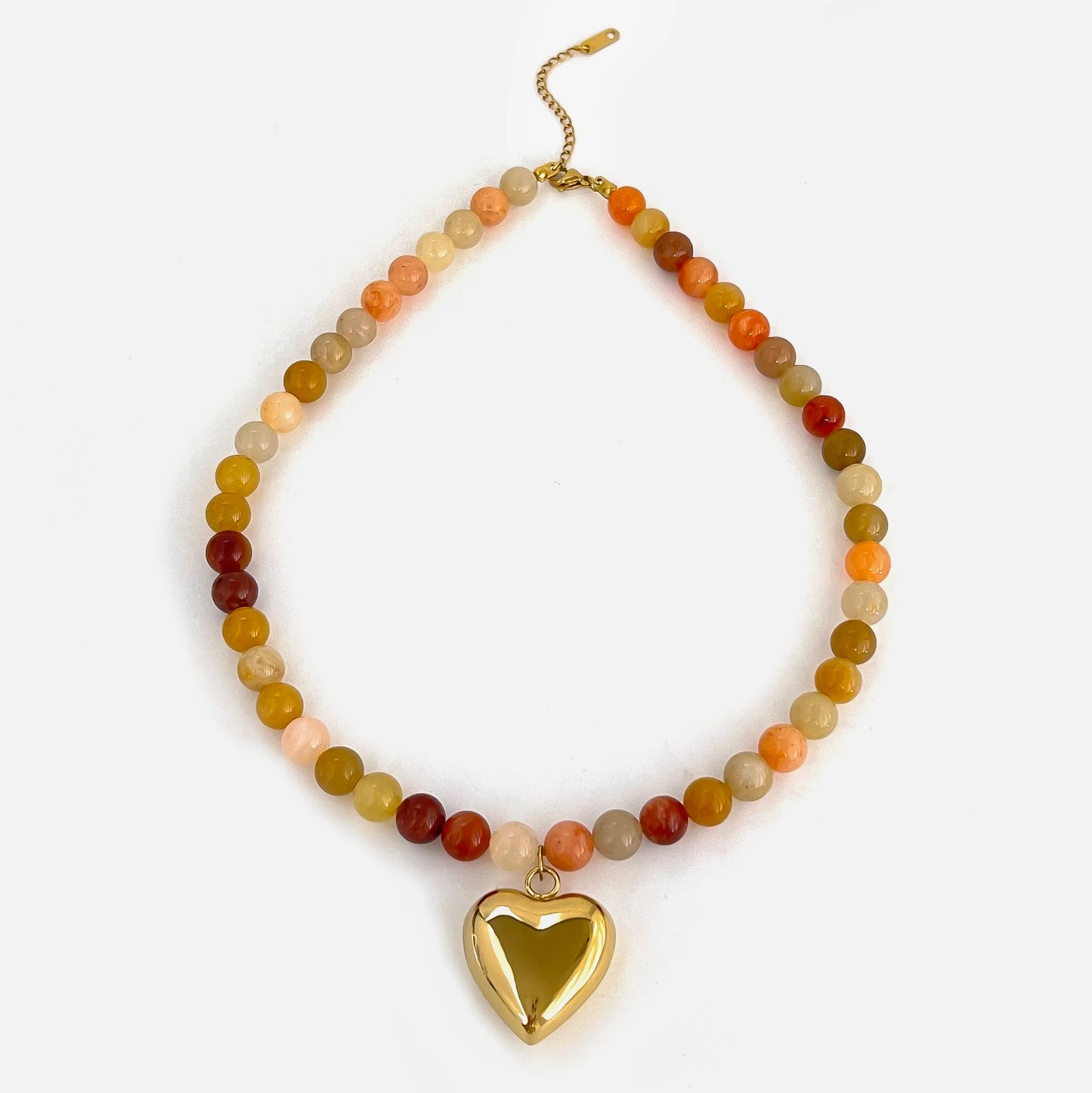 Natural Stone  Beaded Pendant Necklace for Women - Badi Jewellery store