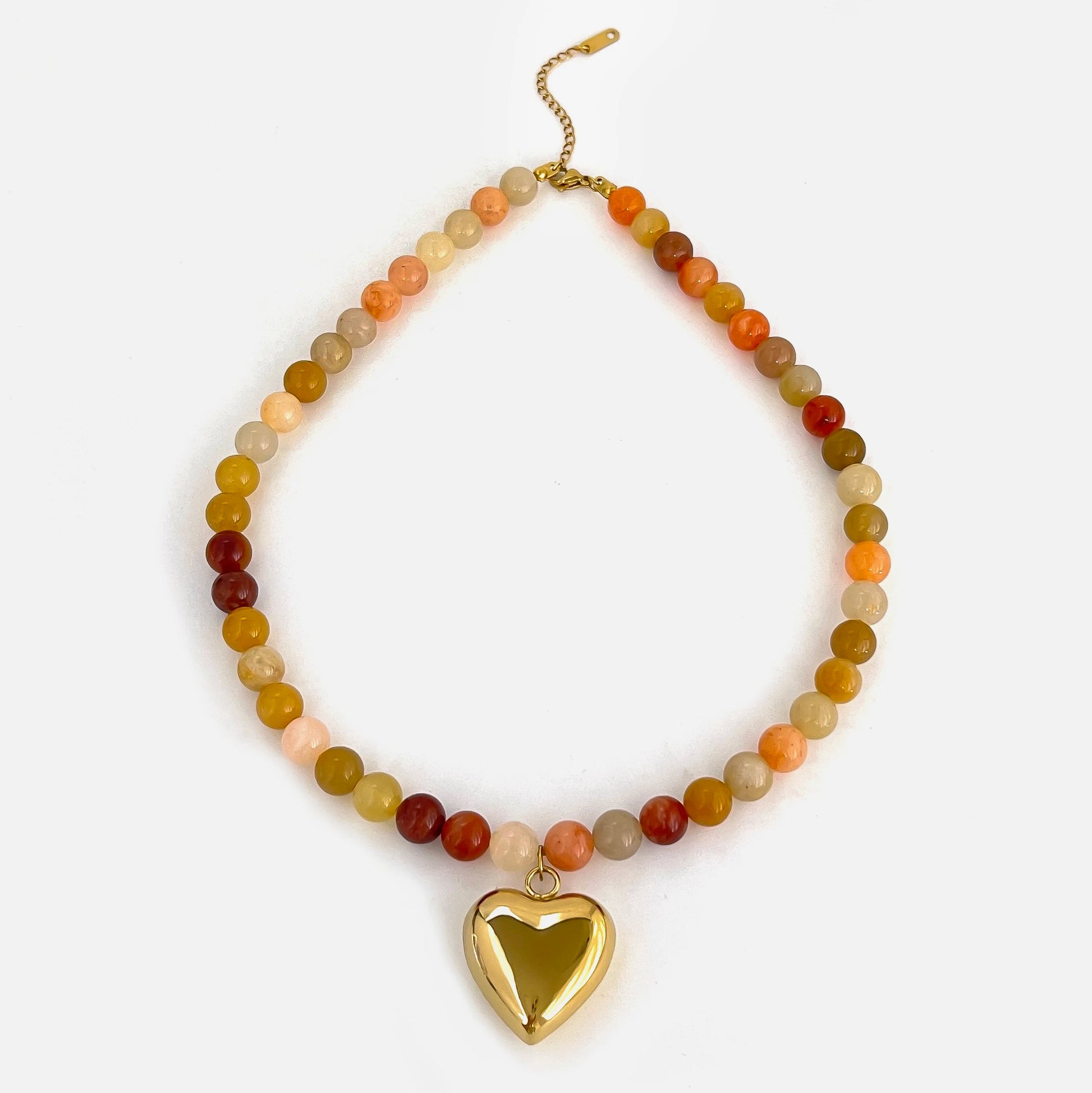 Natural Stone  Beaded Pendant Necklace for Women - Badi Jewellery store
